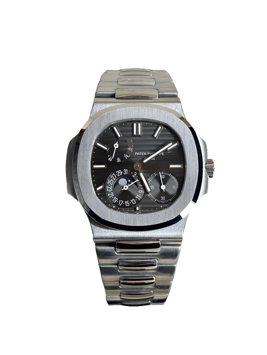 Patek Philippe Nautilus 5712/1A-001 Moon Phases Stainless Steel Black Dial