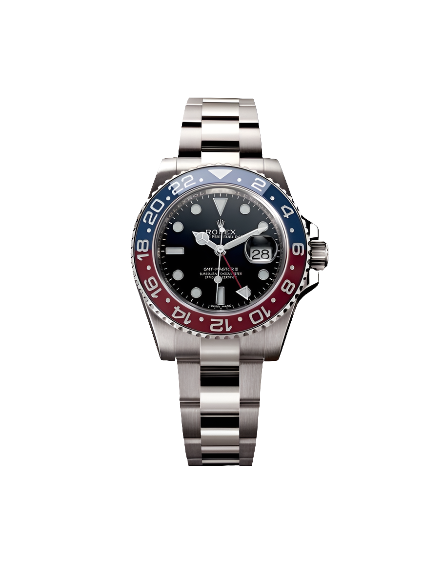 Rolex GMT-Master II 'Pepsi' Stainless Steel Black Dial