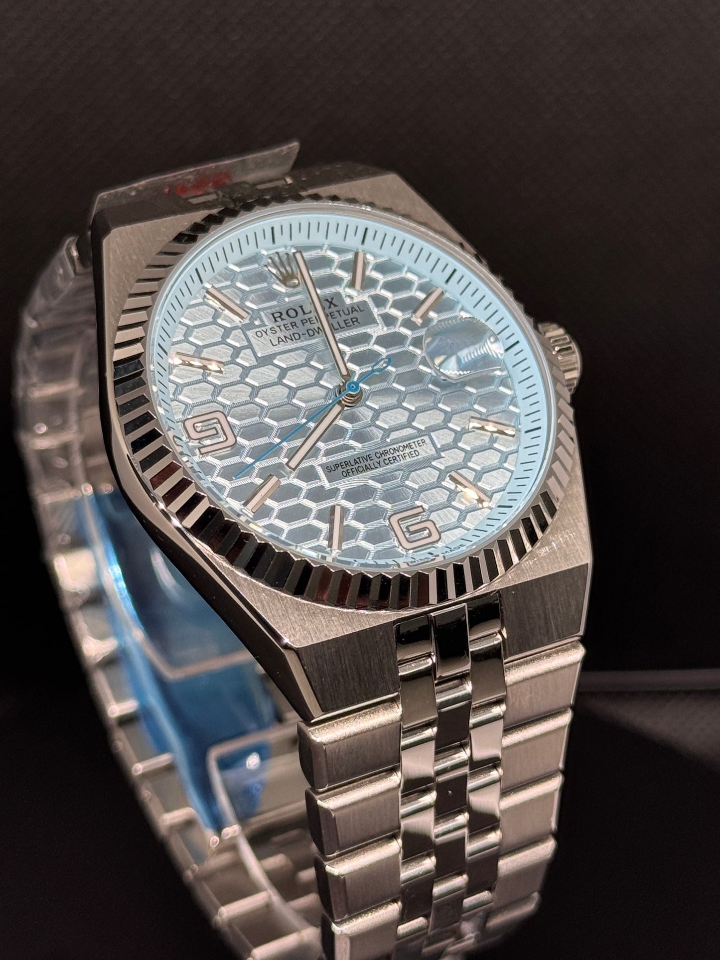 Rolex Land-Dweller Ice Blue Dial