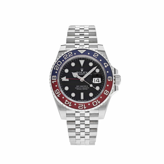 Rolex GMT-Master II 'Pepsi' Stainless Steel Black Dial