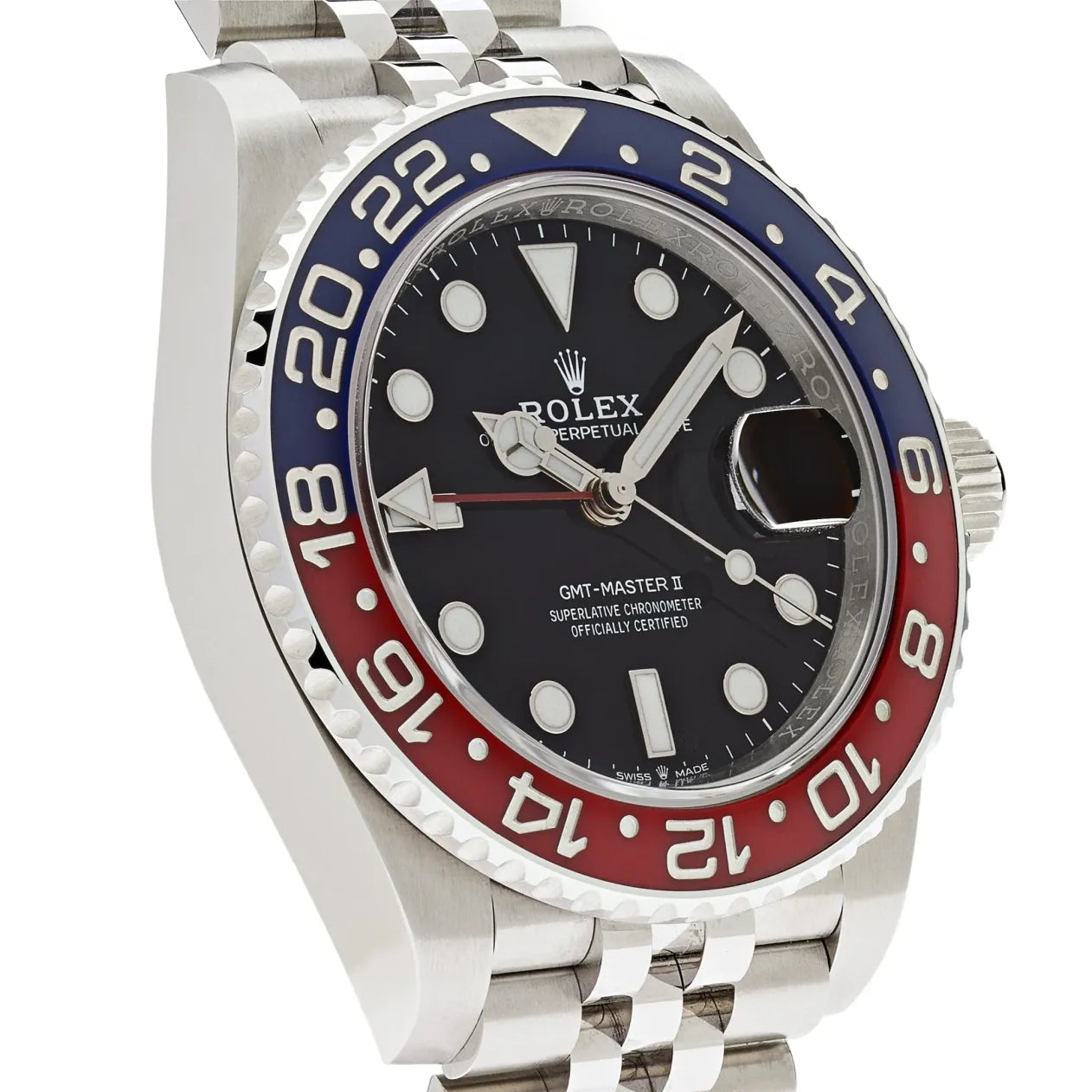Rolex GMT-Master II 'Pepsi' Stainless Steel Black Dial