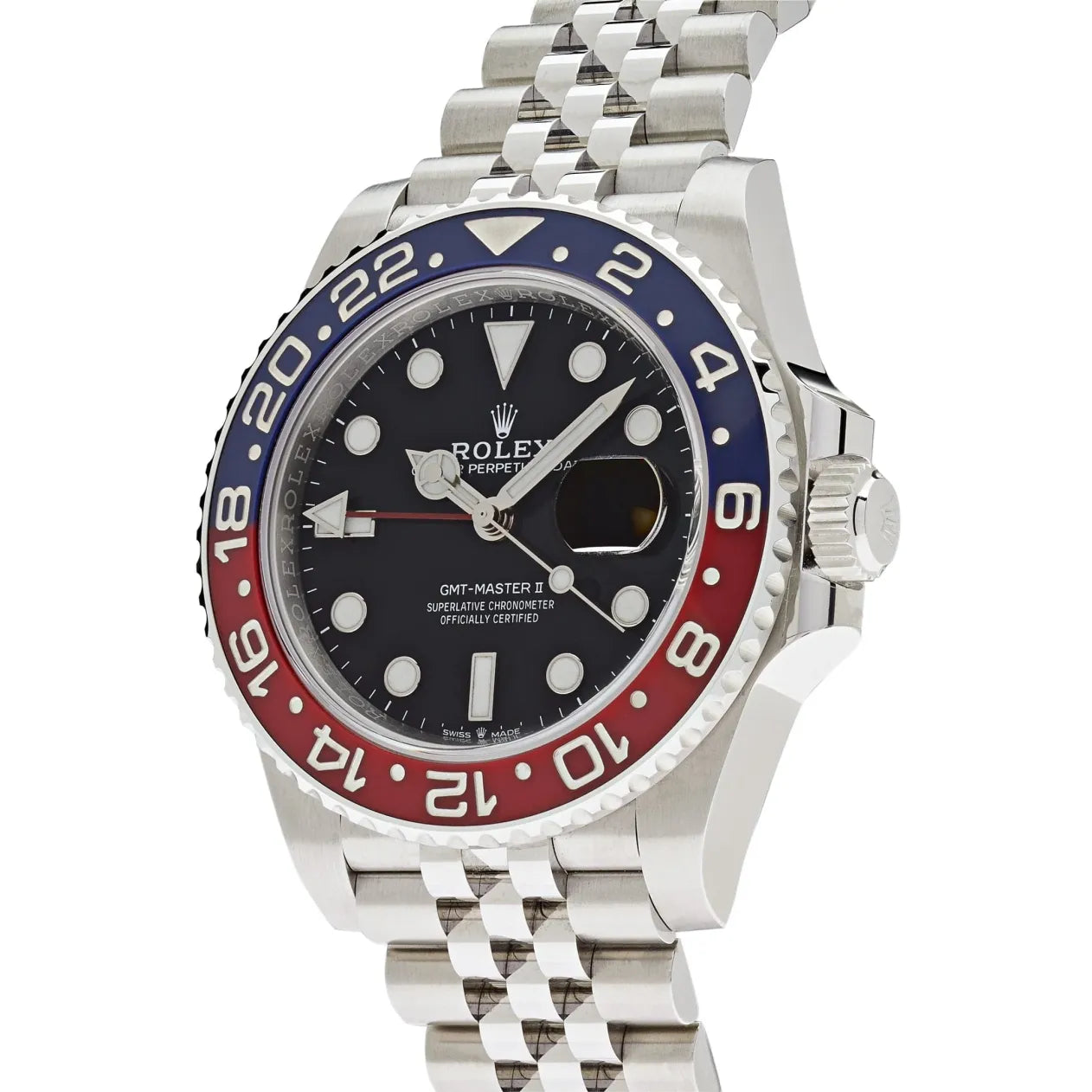 Rolex GMT-Master II 'Pepsi' Stainless Steel Black Dial